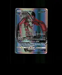 Fan-Art READ DESCRIPTION BELOW HOLO Yveltal Card Yveltal Pokemon Card p3 - Image 1