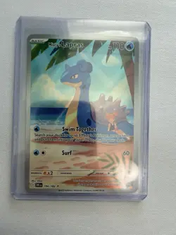 Pokemon TCG Misty's Lapras Illustration Rare Card 194/182 Destined Rivals - Image 3