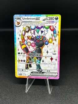 Pokemon Umbreon ex SVP176 Full Art Promo Holo EX 280 HP Scarlet & Violet Card - Image 1