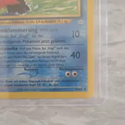 Pokemon Octillery 1st Edition German 34/64 Stage 1 80 HP Water Type 2000 Card - Image 4