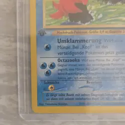 Pokemon Octillery 1st Edition German 34/64 Stage 1 80 HP Water Type 2000 Card - Image 5