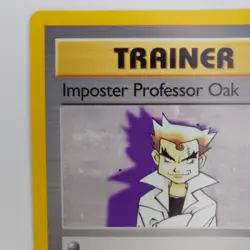 73/102 IMPOSTER PROFESSOR OAK Base Set Pokemon Trading Card Rare - Image 3