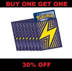 1 x 65 pack New Sealed Surging Sparks Pikachu ETB card sleeves Pokemon Card - Image 1