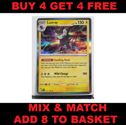 Luxray 071/193 Holo Rare Paldea Evolved Near Mint Pokemon Card - Image 1