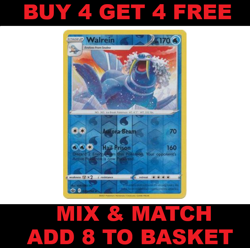 Walrein 039/198 Reverse Holo Rare Chilling Reign Near Mint Pokemon Card - Image 1