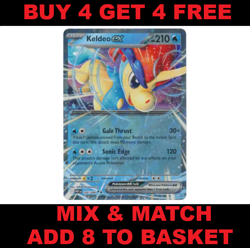 Keldeo EX 030/086 White Flare B&W Near Mint Pokemon Card ENGLISH - Image 1