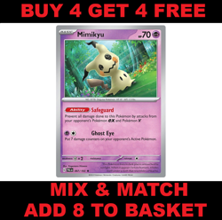 Mimikyu 097/193 Holo Rare Paldea Evolved Near Mint Pokemon Card - Image 1