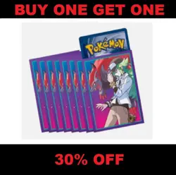 1 x 65 pack NEW Sealed N Zoroark Journey Together ETB card sleeves Pokemon Card - Image 1