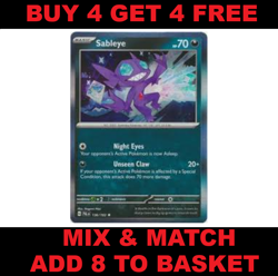 Sableye 136/193 Holo Rare Paldea Evolved Near Mint Pokemon Card - Image 1