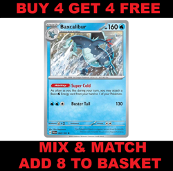 Baxcalibur 060/193 Holo Rare Paldea Evolved Near Mint Pokemon Card - Image 1