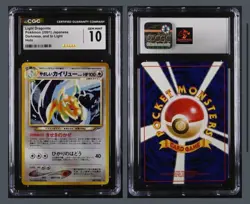 Pokemon Neo Destiny Japanese Light Dragonite 149 CGC 10 GEM MINT - Image 1