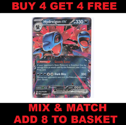 Hydreigon EX 067/086 White Flare B&W Near Mint Pokemon Card ENGLISH - Image 1