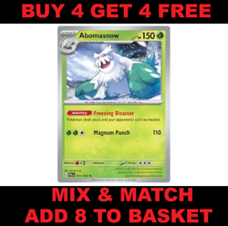 Abomasnow 011/193 Holo Rare Paldea Evolved Near Mint Pokemon Card - Image 1