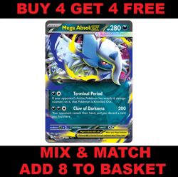 Mega Absol 086/132 Mega Evolutions MEG Near Mint Pokemon Card - Image 1