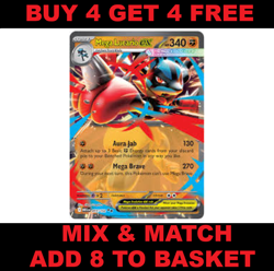 Mega Lucario 077/132 Mega Evolutions MEG Near Mint Pokemon Card - Image 1