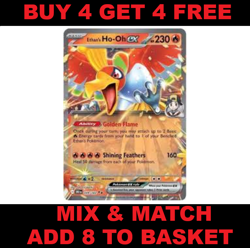 Ethan's Ho-oh 039/182 Destined Rivals DRI Near Mint Pokemon Card - Image 1