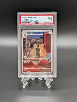 Persian 078/064 SV Shrouded Fable Holo Illustration Rare Pokemon PSA 9 - Image 1