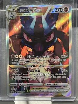 Lucario Full Art VSTAR SWSH291 Holo Black Star Promo Pokemon TCG NM - Image 1