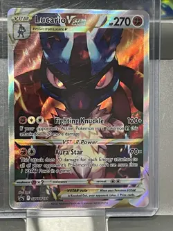 Lucario Full Art VSTAR SWSH291 Holo Black Star Promo Pokemon TCG NM - Image 2