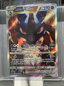 Lucario Full Art VSTAR SWSH291 Holo Black Star Promo Pokemon TCG NM - Image 4