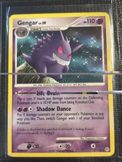 Pokemon Gengar TCG 27/130 Diamond and Pearl Base Non-Holo Rare - Image 1