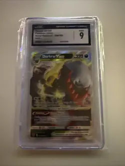 Pokemon TCG: Darkrai VSTAR Ultra Rare 099/189 Astral Radiance CGC Mint 9 Slab - Image 1