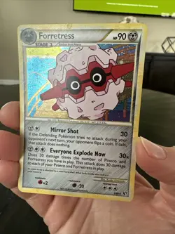 Pokemon Card HeartGold SoulSilver Undaunted Holo Rare Forretress 3/90 - Image 3