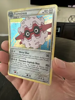 Pokemon Card HeartGold SoulSilver Undaunted Holo Rare Forretress 3/90 - Image 4