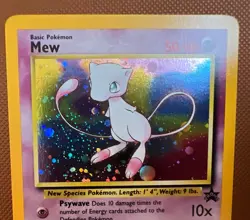 Mew Holo Wizards of the Coast Black Star Promo #9 Pokemon League 2000 - Image 2