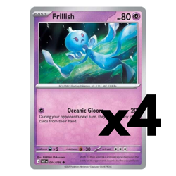 4x Frillish - 044/086 - SV: White Flare Pokemon Playset x4 - Image 1