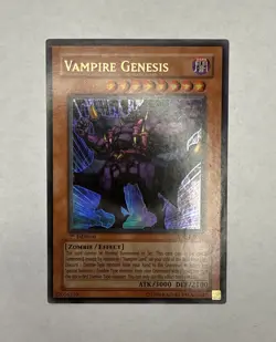 Yugioh! Vampire Genesis - SGX3-ENC01 Rare 1st Edition LP - Image 1
