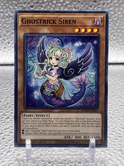 Yugioh! Ghostrick Siren - BACH-EN014 - Common - 1st Edition Near Mint, English - Image 1