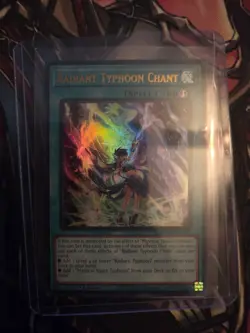 Yu-Gi-Oh! Radiant Typhoon Chant DOOD-EN061 Doom of Dimensions 1st Edition - Image 1