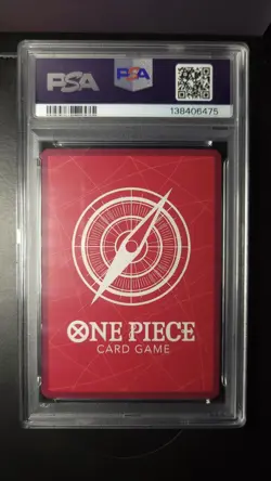 Shanks (2025 PSA Magazine Promo) OP09-001 One Piece Promotion Cards Foil PSA 10 - Image 2