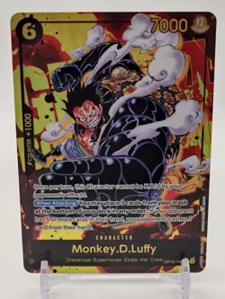 Monkey.D.Luffy OP10-118 SEC Alt GEAR 4 ENGLISH NM One Piece - Image 1