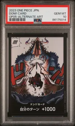 PSA 10 One Piece Japanese Don!! Card OP05 Awakening of the New Era Alternate Art - Image 1