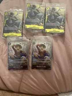 One piece card game promos - P-075 P-073 SEALED VOL 2 OP-13 Luffy Sabo - Image 1
