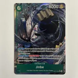 Jinbe (Alt Art) OP11-031 SR One Piece Tcg A Fist Of Divine Speed Foil English NM - Image 1