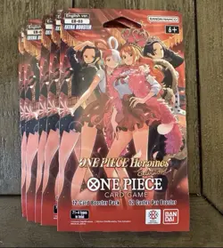 One Piece TCG Heroines Edition EB-03 Sleeved Booster Pack - X 5 packs - Image 1