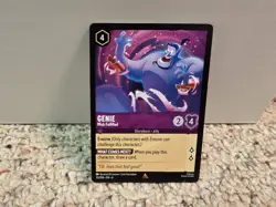 Disney Lorcana TCG Genie Wish Fulfilled Card 53/204 Azurite Sea Regular - Image 1