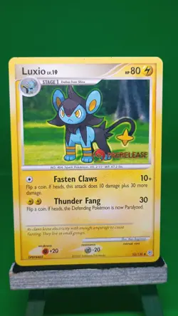 Pokemon TCG - "PRE RELEASE" stamped 2 Card Pokemon Lot (LP sedra/DM Luxio) READ - Image 2