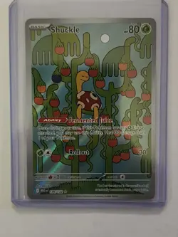 Shuckle 136/132 Pokemon Card Mega Evolution Rare Holo - Image 1