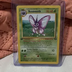 Pokemon TCG Jungle 1st Edition Ekans Weezing Venomoth Grimer 4 Card Lot 1999 NM - Image 3