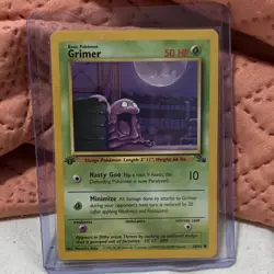Pokemon TCG Jungle 1st Edition Ekans Weezing Venomoth Grimer 4 Card Lot 1999 NM - Image 4
