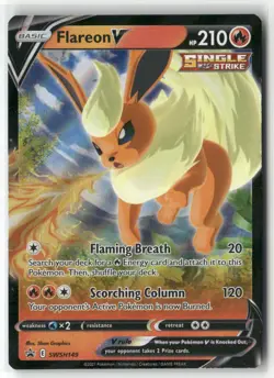 SWSH: Sword & Shield Promo Cards #SWSH149 Flareon V - Image 1