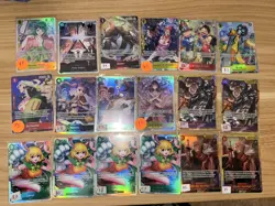 One Piece Cards mixed lot SRs AA and SEC LOT of 18 cards - Image 1