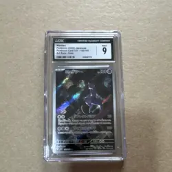 Pokemon CGC Mint 9 Mewtwo Art Rare Holo 183/165 Sv2a Card 151 Japanese 2023 - Image 1