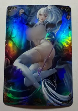 SEXY HEROINE WAIFU Weiss Schnee RWBY ACG PREMIUM HOLO CARD NM - Image 1
