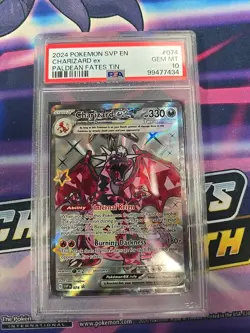 Charizard ex 074 Sv: Scarlet & Violet Promo Cards Holo PSA 10 - Image 1