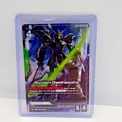 Gundam Deathscythe GD01-025 LR+ Foil Newtype Rising TCG NM Bandai Card - Image 1